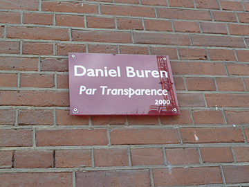 Daniel Buren Par Transparance
