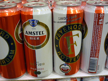 Het Amsterdamse biertje met het Rotterdamse logo