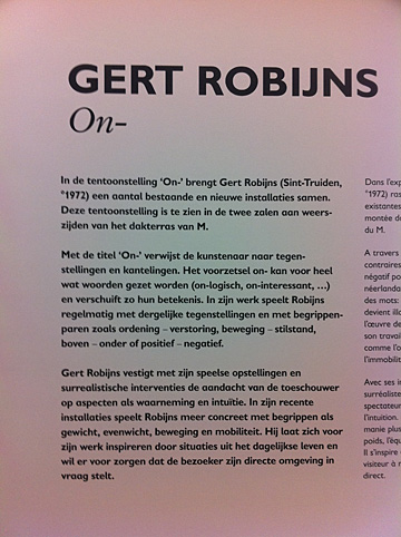 Gert Robijns @ Museum Leuven