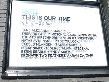 This is our Time @ Michael Stevenson Gallery, Kaapstad