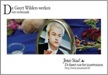 Geert Wilders, Jonas Staal