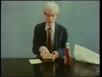 Andy Warhol not rolling a joint
