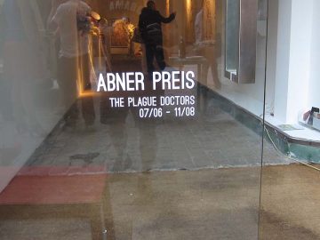 Abner's Plague Doctors at Harlan Levey in Brussels