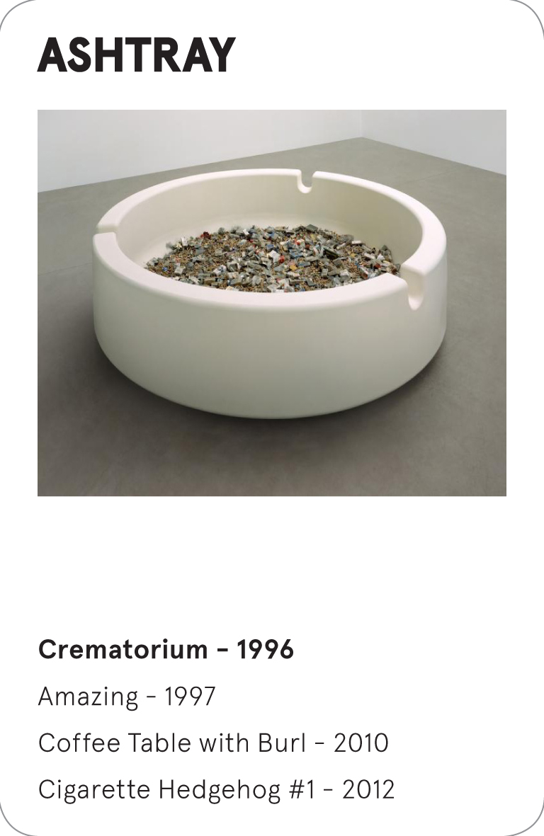 KWARTET 1 - Damien Hirst - Crematorium - 1996