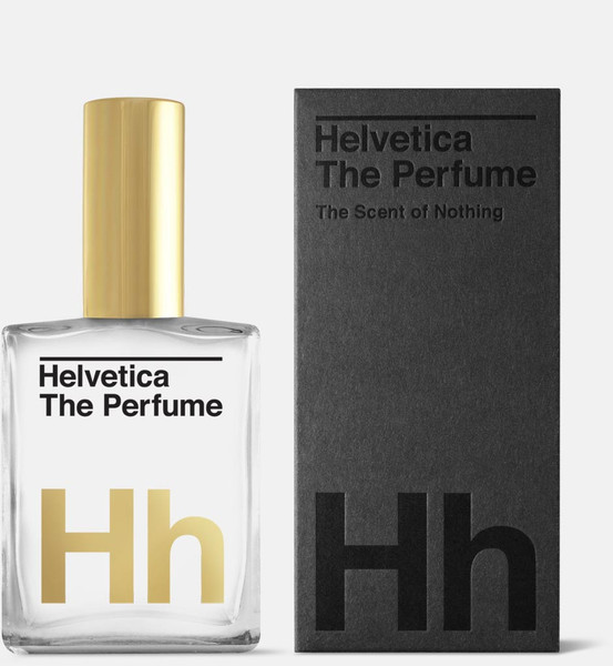Helvetica als geurwater