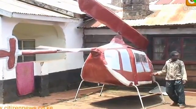 Farm Boy Assembles 'Chopper' in Kiambu