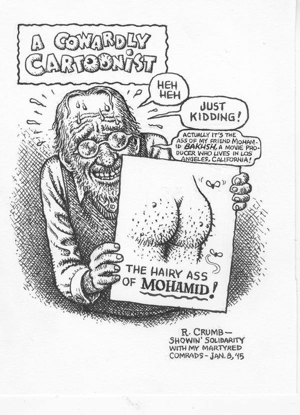 Crumb gedenkt Charlie Hebdo