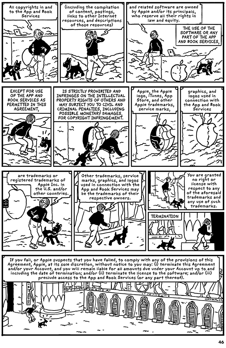 Robert Sikoryak, ITUNES TERMS AND CONDITIONS: The Graphic Novel