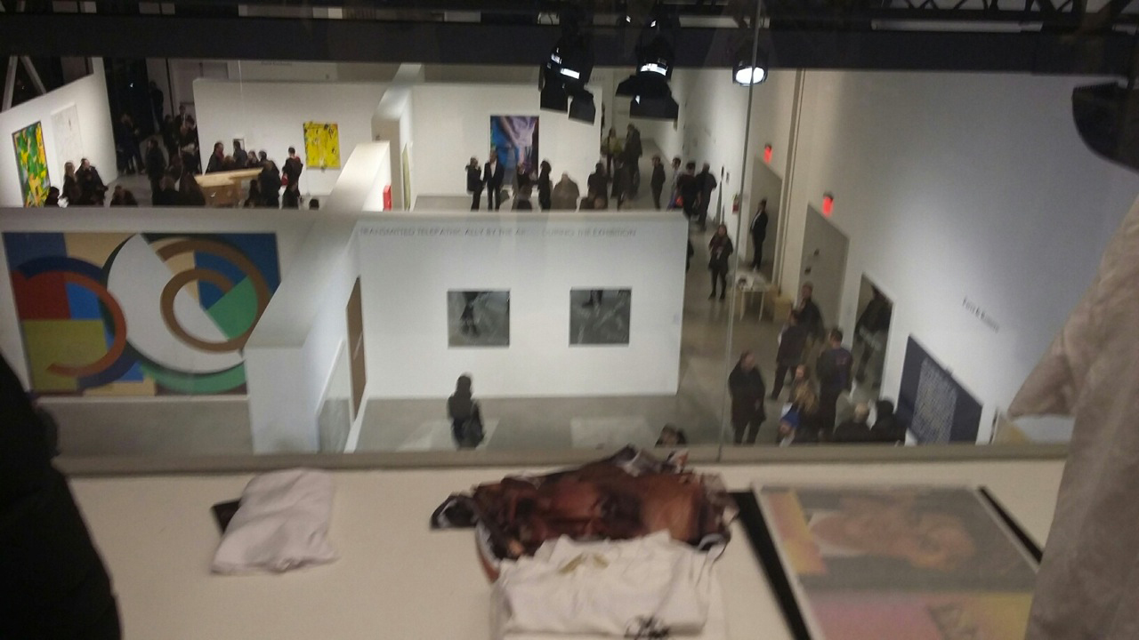 Jerry Saltz at Independent Artfair, NYC