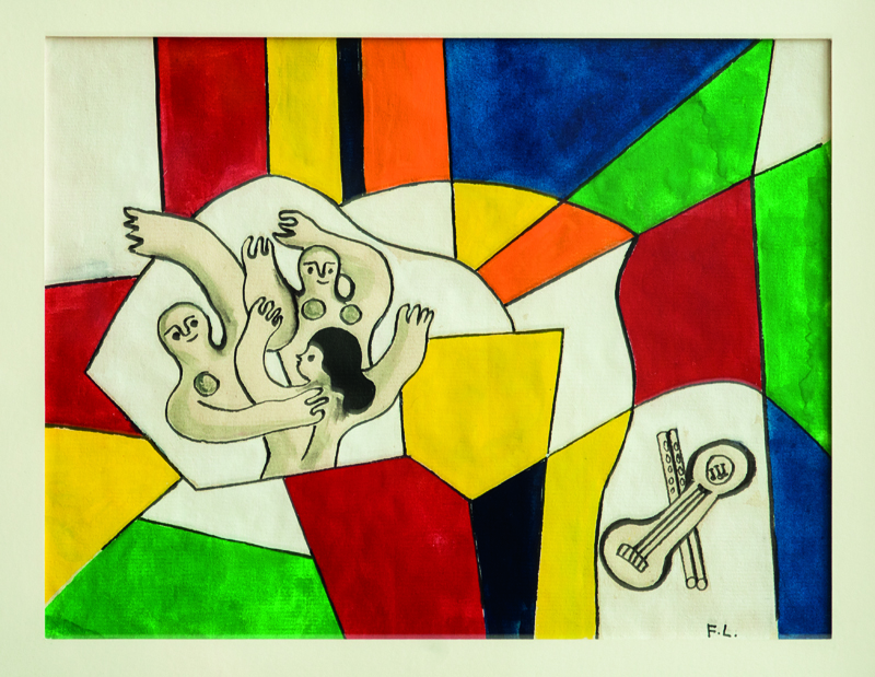 Les Plongeurs, 1943, olieverf op canvas, 88.9 x 106,68cm.