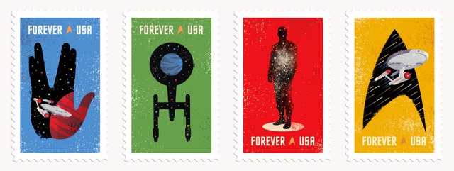 Star Trek, de postzegels 