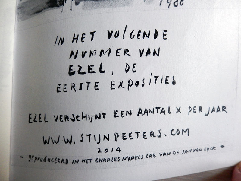 Stijn Peeters,  Ezel nr. 1