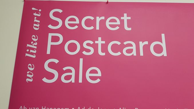 We Like Art - Secret Postcard Sale